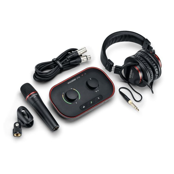 Interfejs audio profesjonalny Focusrite Vocaster One Studio Słuchawki Mikrofon zdjęcie 1
