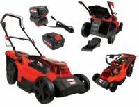 Kosiarka akumulatorowa INDUKCYJNA 40V 2 akumulatory 4Ah 43cm mulczowanie