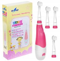 Szczoteczka soniczna dla dzieci SEAGO SG-902 Pink 4 końcówki