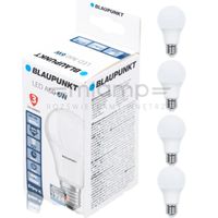 Żarówki 4 sztuki Blaupunkt E27-9W-NW-4 LED 9W 4000K białe