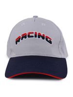 Czapka z daszkiem bejsbolówka chłopięca RACING szara 50-54 YOCLUB