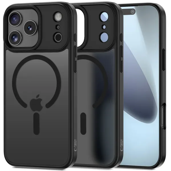 Etui Tech-Protect MagMat MagSafe na iPhone 17 Pro - czarny mat zdjęcie 1