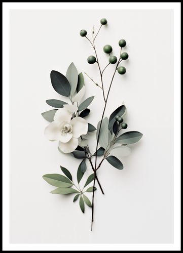 Plakat 70x100cm Papierowy Kwiat na Arena.pl