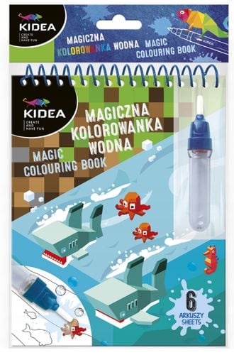 magiczna  kolorowanka wodna j minecraft kidea na Arena.pl