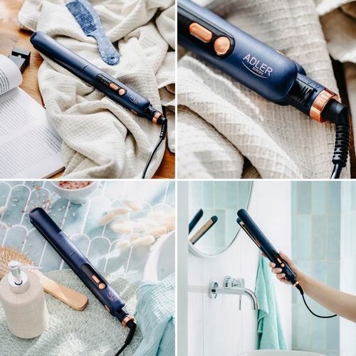 PROSTOWNICA DO WŁOSÓW Z JONIZACJĄ REGULACJA TEMPERATURY TYTANOWE na Arena.pl