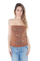 DATCH TOP DAMSKI BRĄZOWY L