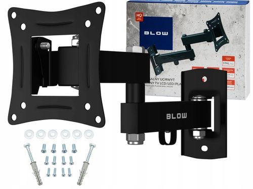 MOCNY UCHWYT ŚCIENNY OBROTOWY WIESZAK DO TV MONITORA 10-32" CALE VESA na Arena.pl