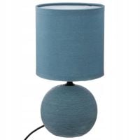 Lampka stołowa Timeo niebieska 25 cm do pokoju na komodę na szafkę