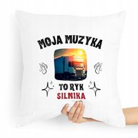 Dla Tirowca Prezent Poduszka Moja Muzyka To Z Nadrukiem Ze Zdjęciem