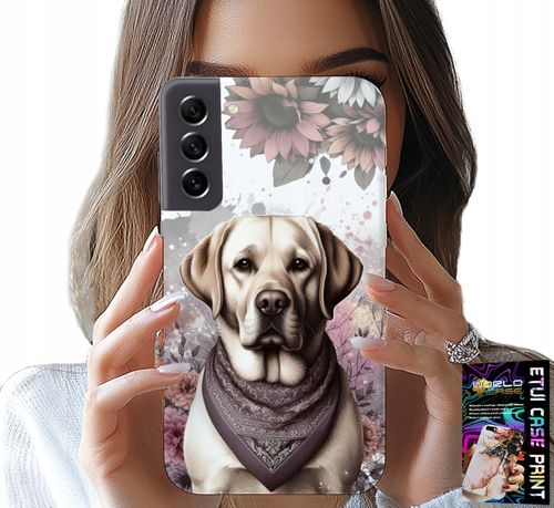 ETUI DO SAMSUNG GALAXY S21 - PIESEK PIESKI HUSKY PSIE WZORY + SZKŁO na Arena.pl