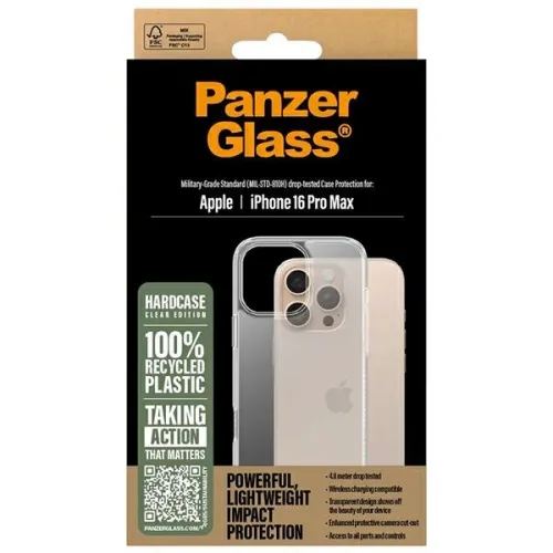 Etui PanzerGlass HardCase na iPhone 16 Pro Max - przezroczyste na Arena.pl