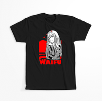 Koszulka Czarna Darling in the franxx - WYBIERZ KOLOR KOSZULKI I FASON Męska 4XL