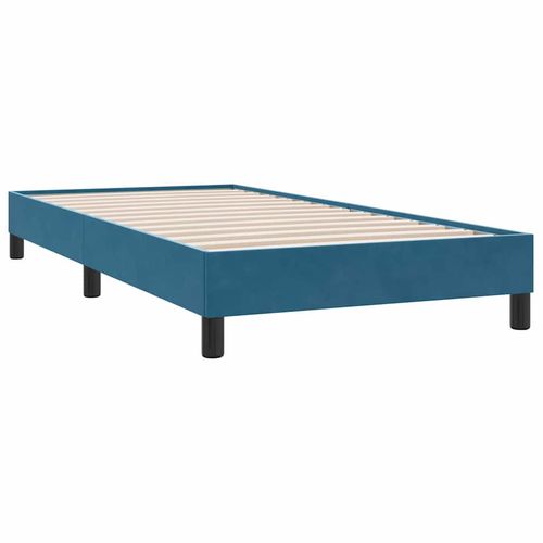 Łóżko typu Box Spring bez materaca Ciemnoniebieskie 90x210 cm na Arena.pl