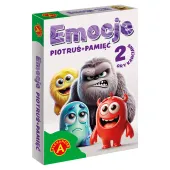 Gra karciana dla dzieci Emocje Piotruś + Pamięć Nauka rozpoznawania emocji