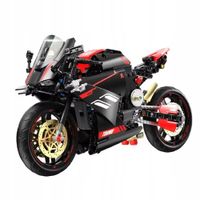 Klocki techniczne motocykl sportowy V4 1:5 426 el model do składania 426PCS