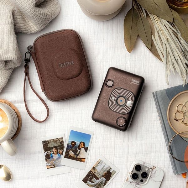 Pokrowiec INSTAX Mini Liplay Ciemny brąz zdjęcie 4