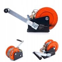 Wyciągarka korbowa linowa 3500ibs 10m z hakiemhak holowniczy KD1313