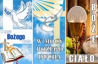 BANER NA BOŻE CIAŁO dekoracja OŁTARZA gotowy 2x1m