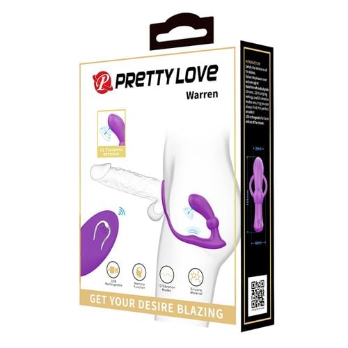 pretty love   warren purple, wireless remote control 12 pulse wave na Arena.pl