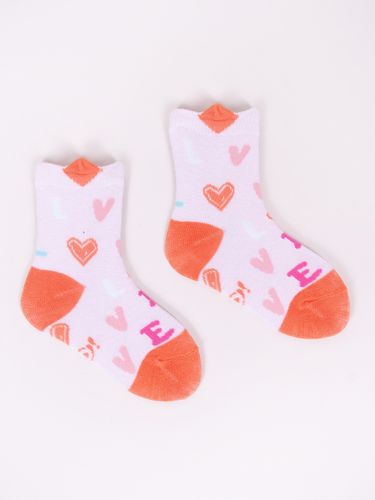 Skarpety w serca różowe dziewczęce 17-19 na Arena.pl