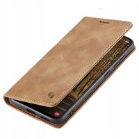 ETUI Z KLAPKĄ SKÓRZANE PORTFEL WALLET CASE ZAMYKANE DO GALAXY S25 EDGE