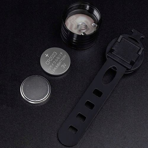 LAMPKA ROWEROWA PRZÓD TYŁ LED LAMPKI DO ROWERU NA KIEROWNICĘ ZESTAW BATERIE na Arena.pl