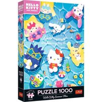 2X Puzzle - 1000 Premium Plus - Hello Kitty Letni relaks Trefl 12067