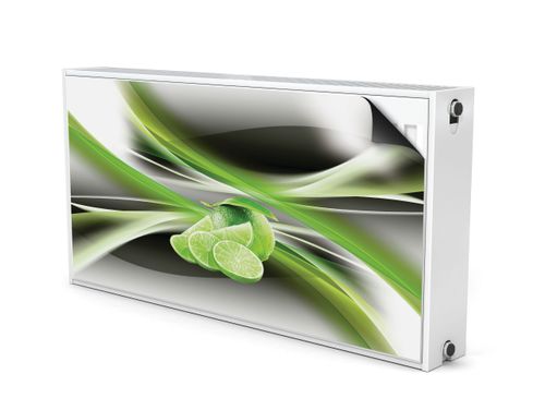 Mata MAGNETYCZNA Na Grzejnik Limonki Owoce Abstrakcja Cytrusy 110cm x 60cm na Arena.pl