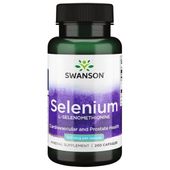 SWANSON Selenium L-Selenomethionine 100 mcg (200 kaps.)
