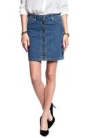 SPÓDNICA JEANSOWA LEE A LINE SKIRT MID STONEWASH L38NMG44 W28