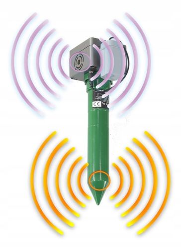 ODSTRASZACZ KUN MYSZY SZCZURÓW GRYZONI NA BATERIE WIBRACJE DO OGRODU na Arena.pl