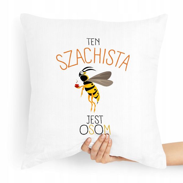 Poduszka Dla Szachisty Ten Szachista Jest Osom Z Nadrukiem Ze Zdjęciem zdjęcie 1