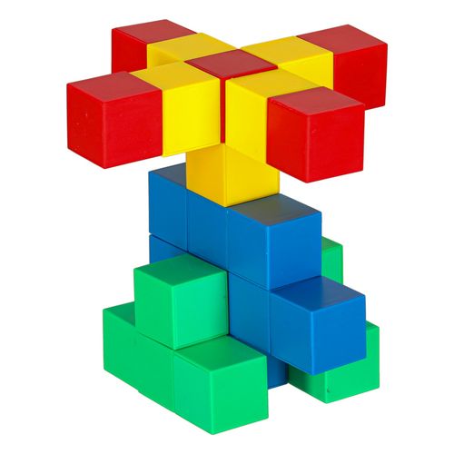 Klocki Magnetyczne Sześcienne Kostka Sześcian Figury Magnes 32 el. na Arena.pl