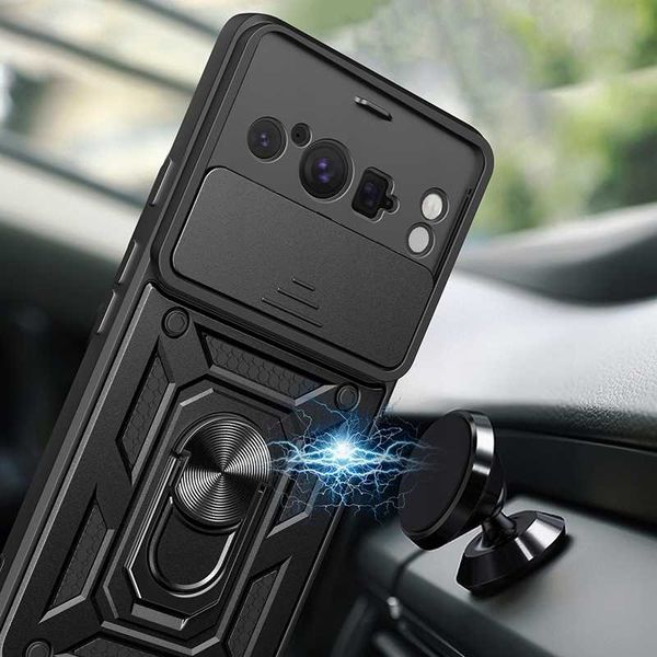 Spacecase Camring Google Pixel 8 Pro Black zdjęcie 2