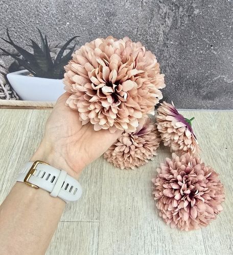 CHRYZANTEMA GŁÓWKA GŁÓWKI SZTUCZNE KWIATY 10SZT 12CM na Arena.pl