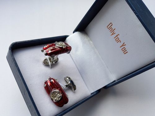 Spinki do mankiet koszuli Motor Motocykl Cross na Arena.pl