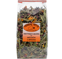 HERBAL PETS zioła KWITNĄCA ŁĄCZKA przysmak królika kawii świnki gryzoni 70g