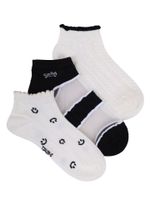Skarpety stopki dziewczęce skarpetki damskie z siateczką 3PAK 36-41 YOCLUB