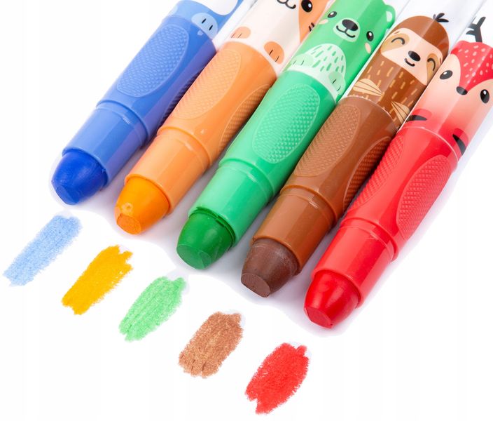 Kredki Żelowe 10Kol Kidea 5385 zdjęcie 8