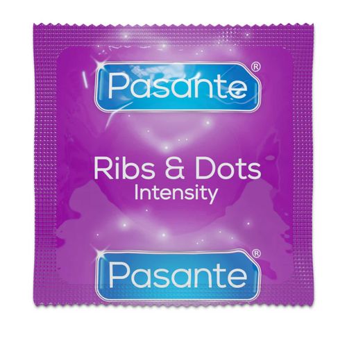 Pasante Ribs & Dots/Intensity Condoms Bulk Packs 144 Pcs na Arena.pl