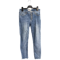 FREE PEOPLE Damskie Spodnie Wytrzymałe Jeansowe Dżinsowe Niebieski 26