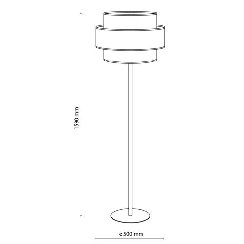 lampa podłogowa trio juta mix 6451 tk lighting na Arena.pl