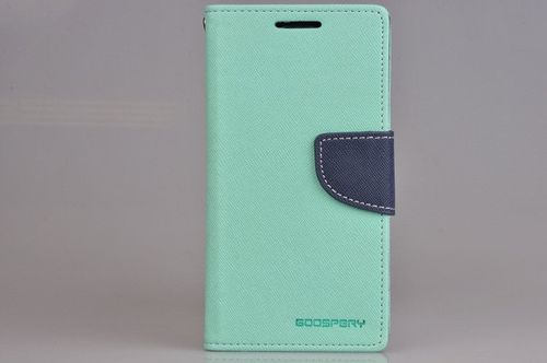 Oryginalne Etui portfel Mercury Fancy Case do SAMSUNG GALAXY ALPHA G850 miętowy na Arena.pl