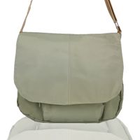 stylowa torebka damska crossbody - beżowa