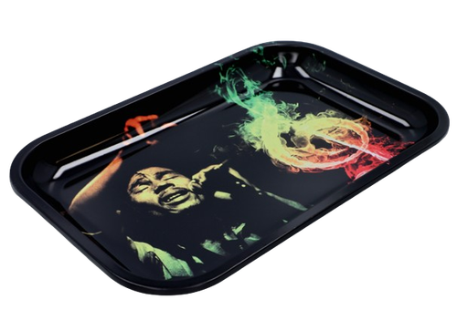 Taca Metalowa Do Suszenia Tytoniu I Ziół W Stylu Reggae 27X16 Cm na Arena.pl