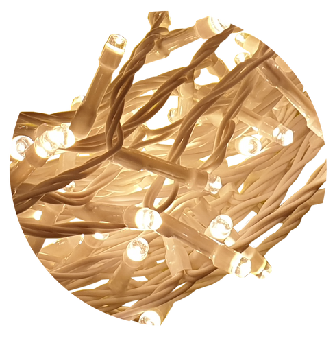 LAMPKI CHOINKOWE 300 LED ZEWNĘTRZNE WW CE Białe na Arena.pl