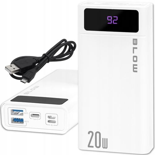 POWERBANK 20000 mAh 22,5W POWER BANK QC PD USB-C SZYBKI BEZPIECZNY POJEMNY na Arena.pl