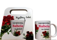 kubek w torebce BABCIA RÓŻE