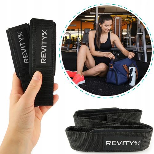 WYSOKIEJ JAKOŚCI PASKI DO MARTWEGO CIĄGU I ĆWICZEŃ POPRAWIAJĄCE CHWYT 2 SZT na Arena.pl