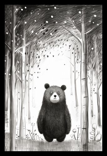 Plakat 20x30cm Ciekawski Miś na Arena.pl